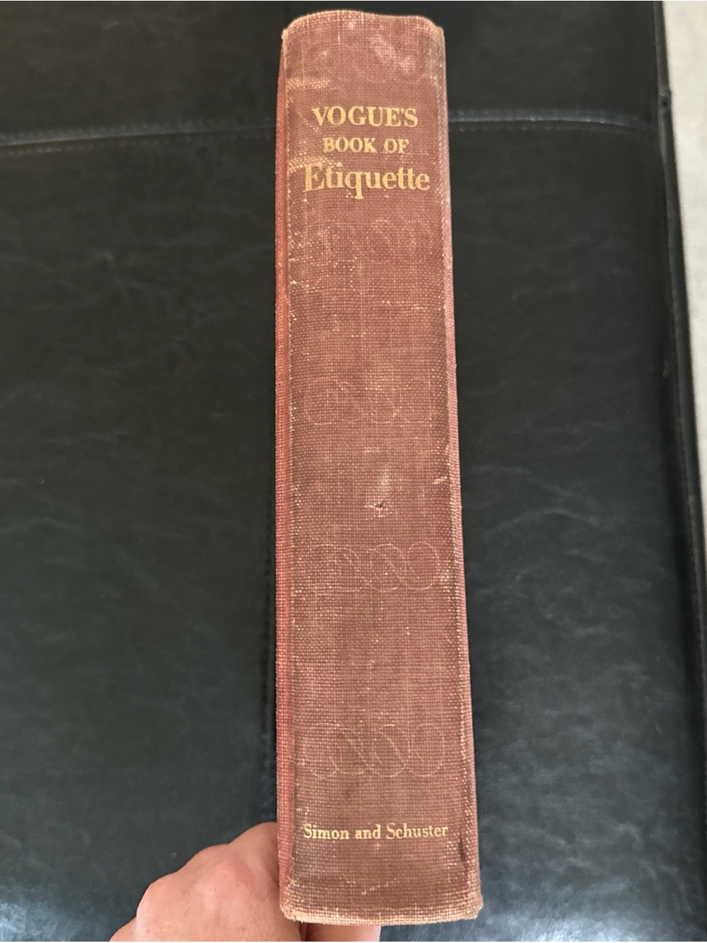 Vogue's Book of Etiquette first Edition 1948 Condition Acceptable
